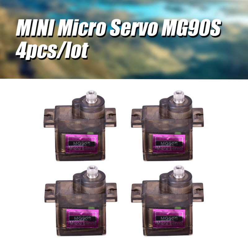 Rc Helicopter Hobby Grade - High Quality 4pcs/lot MG90S Metal Gear