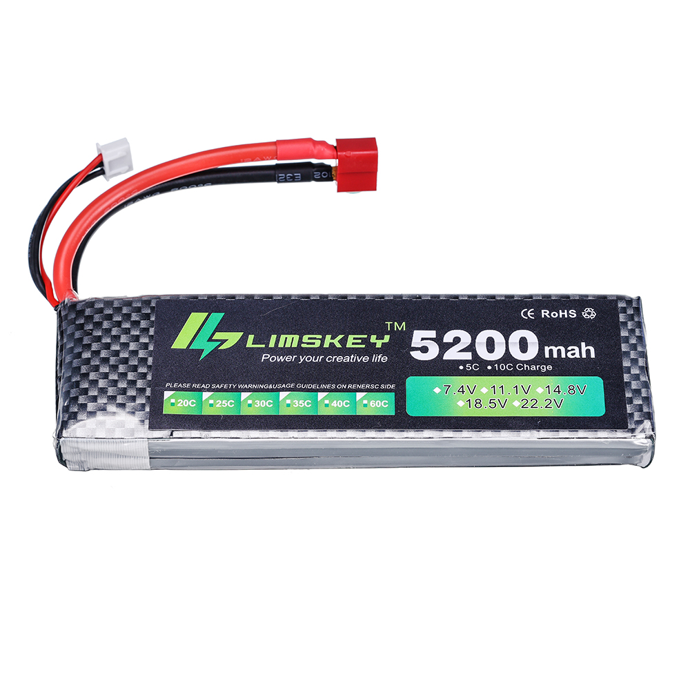 Limskey Power battery 7.4V 520 - огляд і ціна Rc Hobby Hub
