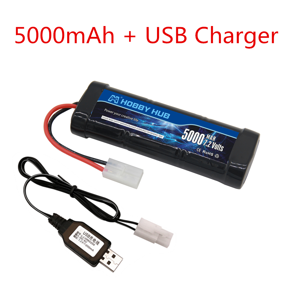 New 7.2V Battery 5000/6800mAh  - огляд і ціна Rc Hobby Hub