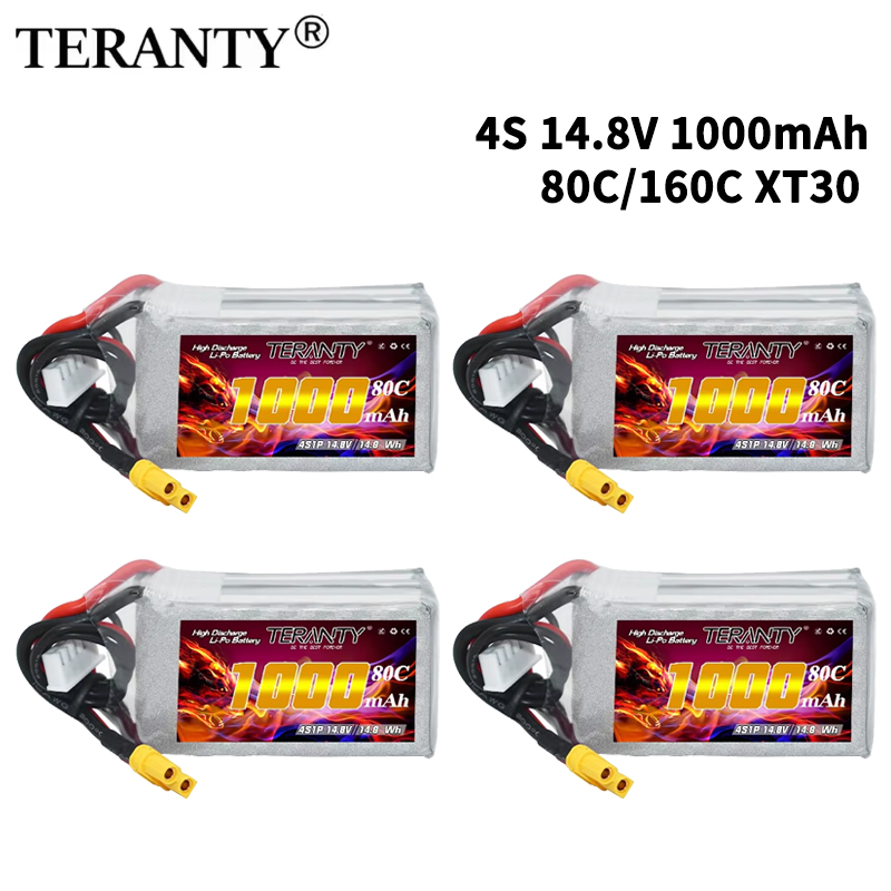 TERANTY 4S 1000mAh 14.8V 80C/1 - огляд і ціна Lipo Battery 4S