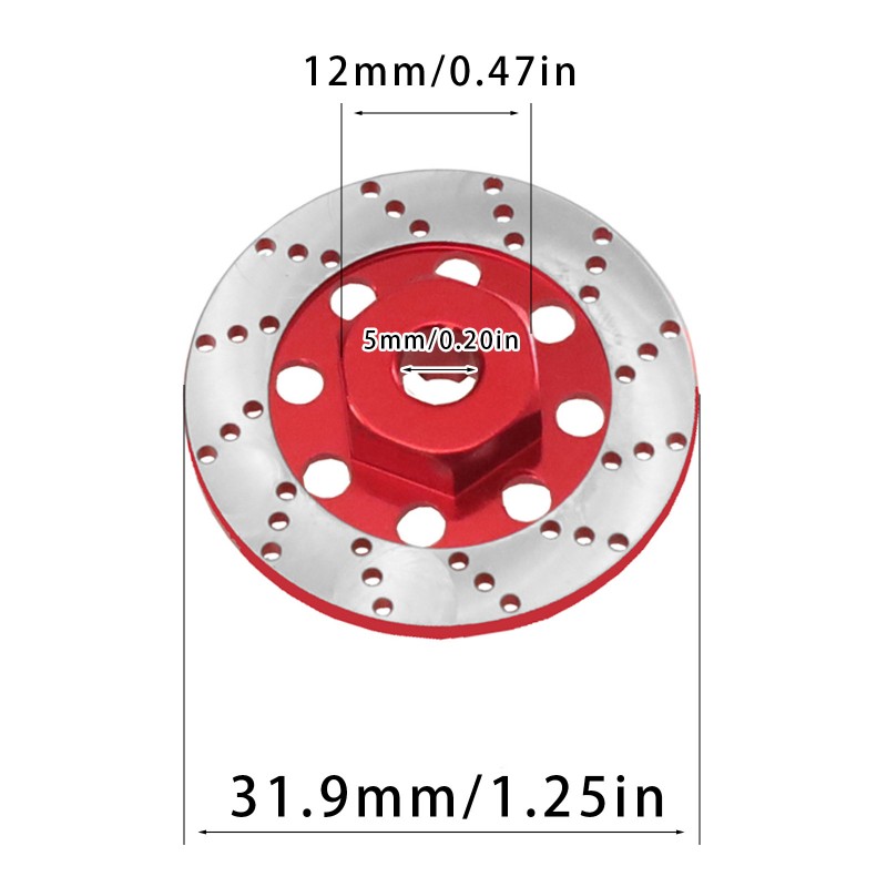 B05C-For 1/12 1/14 1/16 On-Roa - огляд і ціна Wheel Hex Adapter