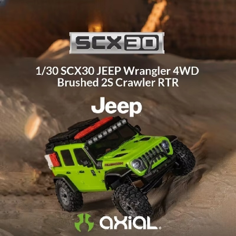 AXIAL 1/30 SCX30 Jeep Wrangler - огляд і ціна Rc Jeep Hobby
