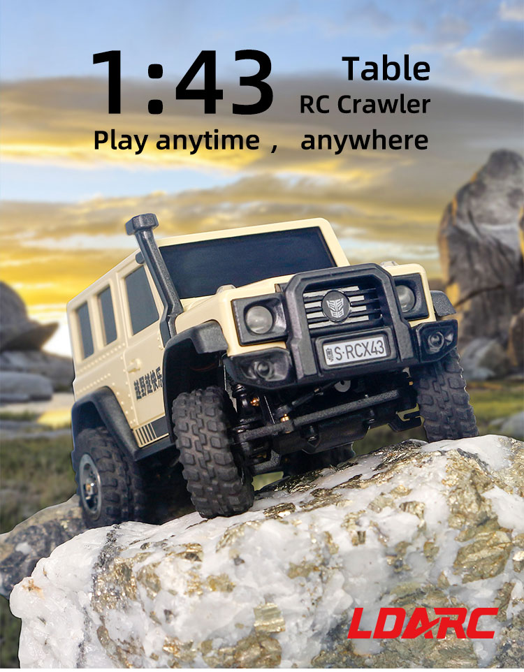 LDARC X43 1:43 Crawler RC Car  - огляд і ціна Rc Hobby Pro