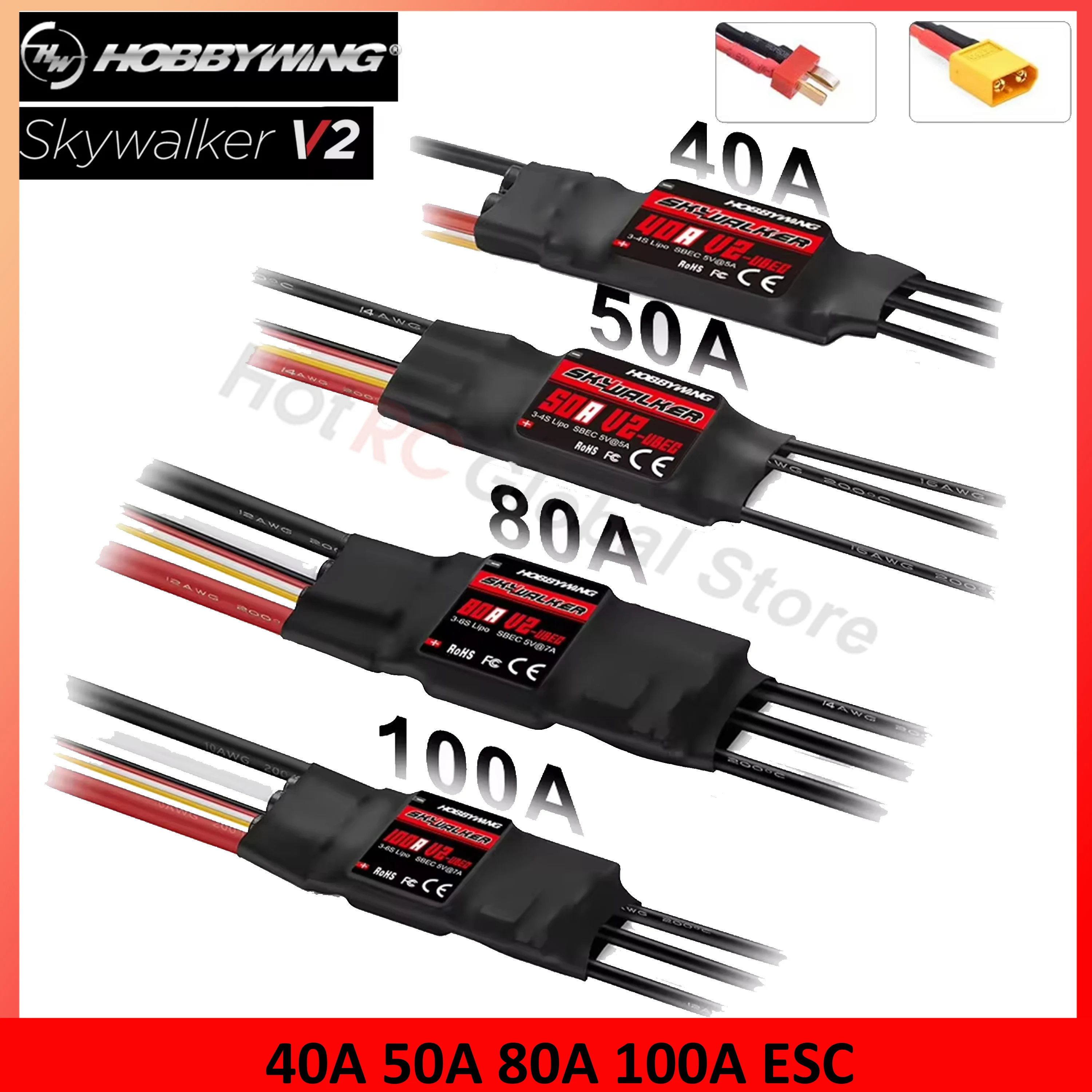 HOBBYWING Skywalker V2 Series  - огляд і ціна Rc Hobby Wing