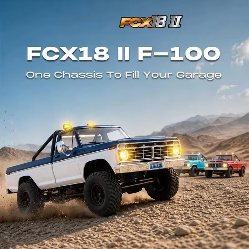 FMS 1:18 FCX18 II F‑100 Brushe - огляд і ціна Rc Hobby Off Road
