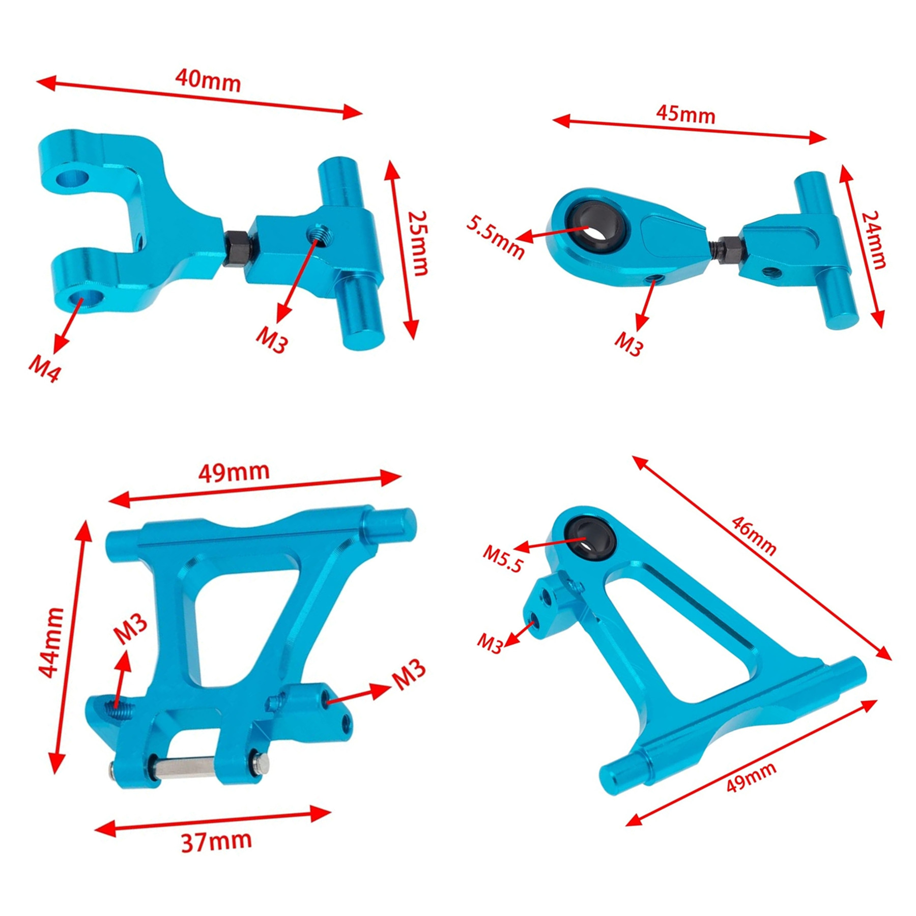 RC TT-02 Full Set Upgrade Part - огляд і ціна Rc Hobby Engine