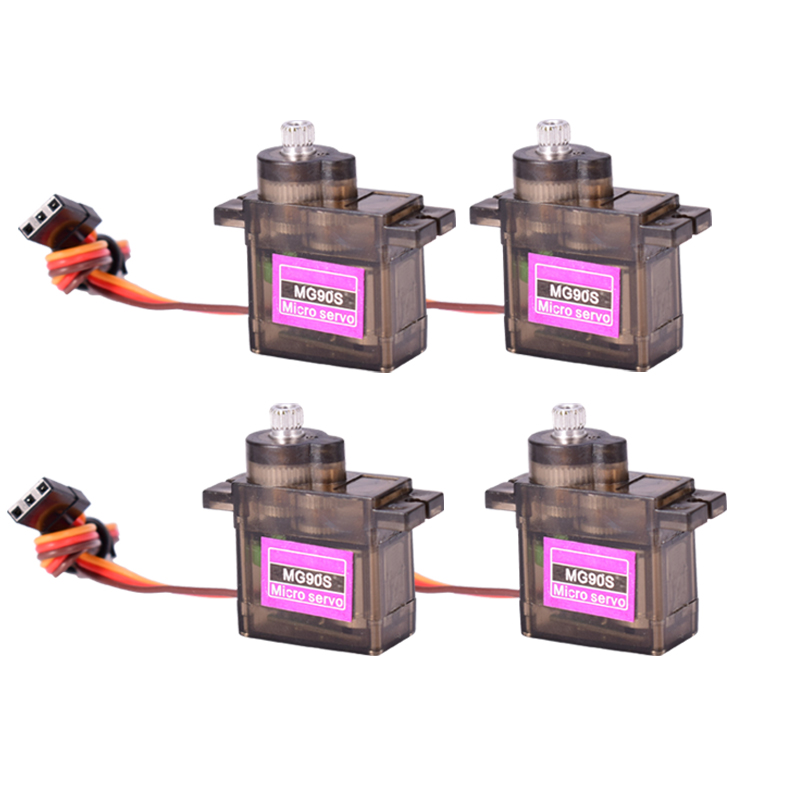 High Quality 4pcs/lot MG90S Me - огляд і ціна Rc Helicopter Hobby Grade