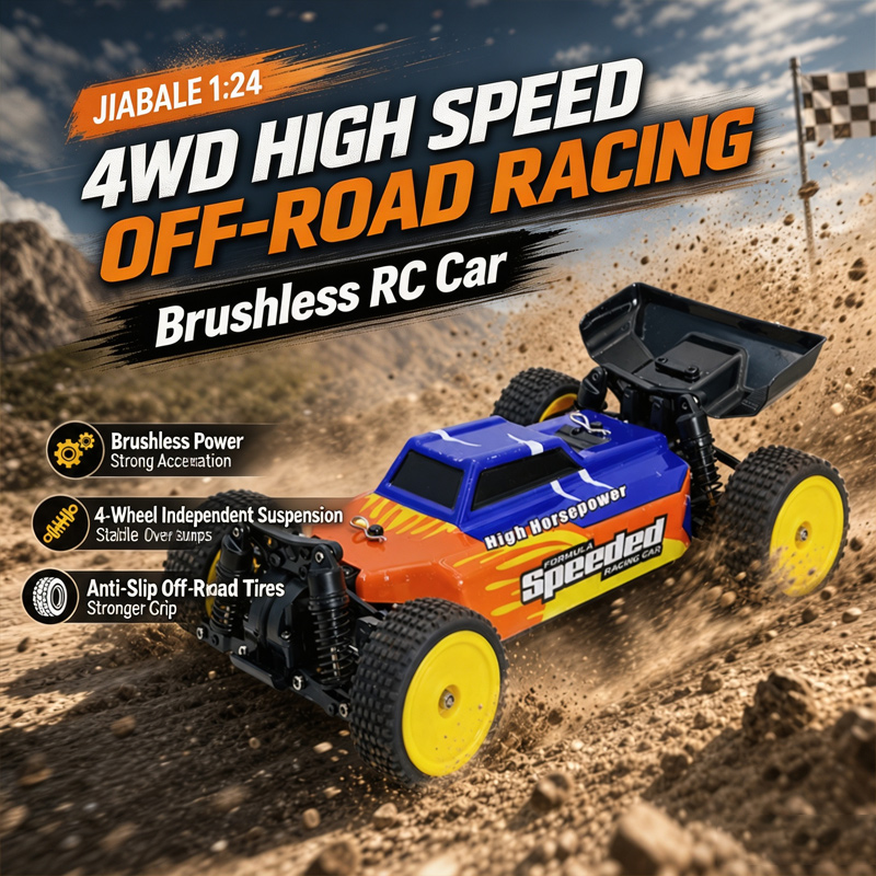 Jiabale 1:24 Brushless 4WD Hig - огляд і ціна Rc Hobby Off Road