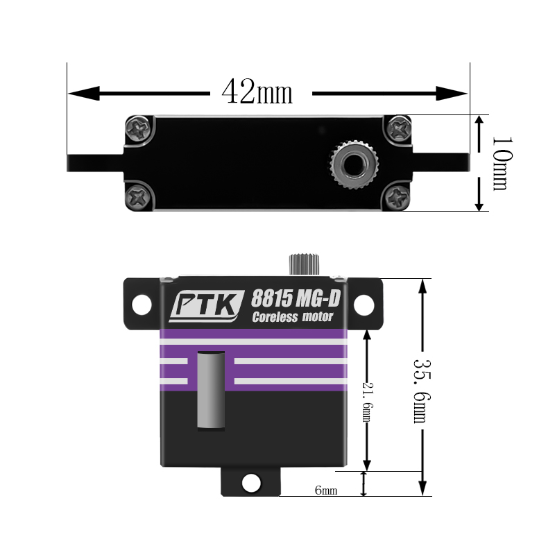 PTK 8815 MG-D Digital Programm - огляд і ціна Rc Hobby Wing