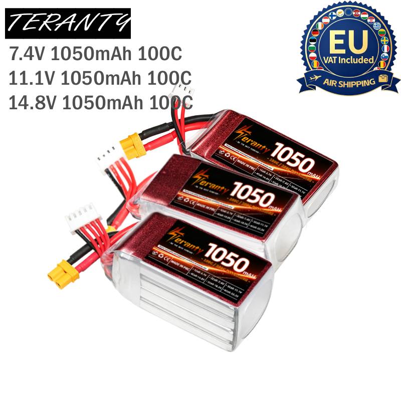 2PCS 1050mAh 2S 3S 4S RC Lipo  - огляд і ціна Lipo Battery 4S
