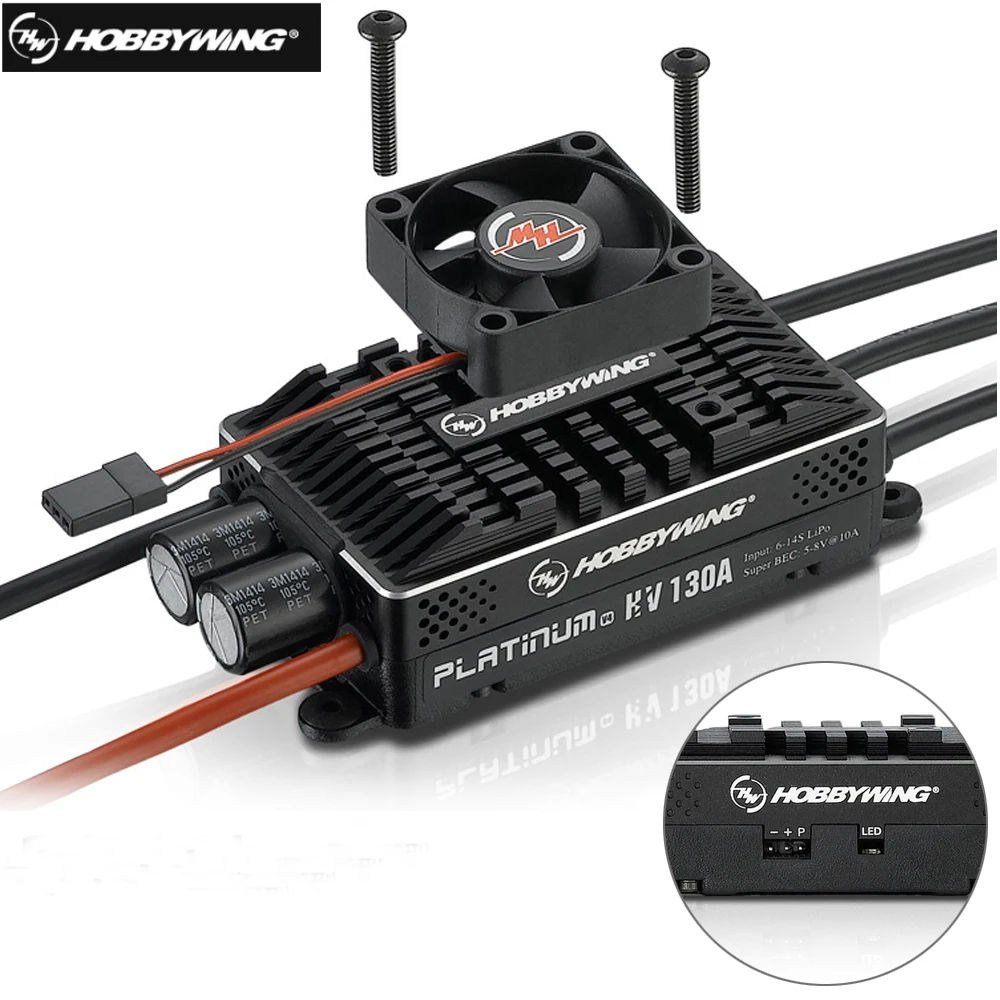 Hobbywing Platinum HV 130A SBE - огляд і ціна Rc Hobby Wing
