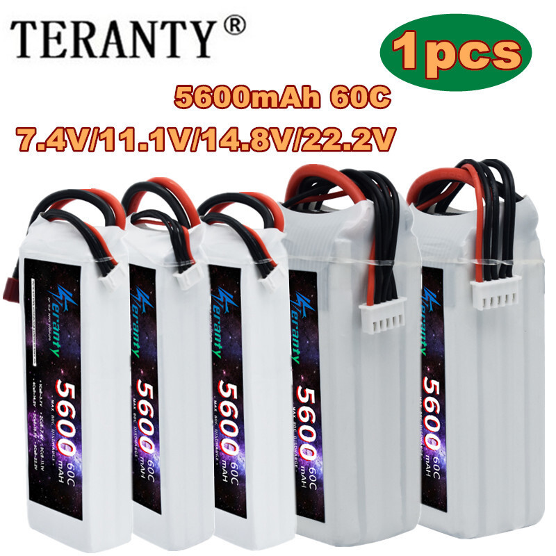 TERANTY 5600MAH 60C 2S 3S 4S 6 - огляд і ціна Lipo Battery 4S