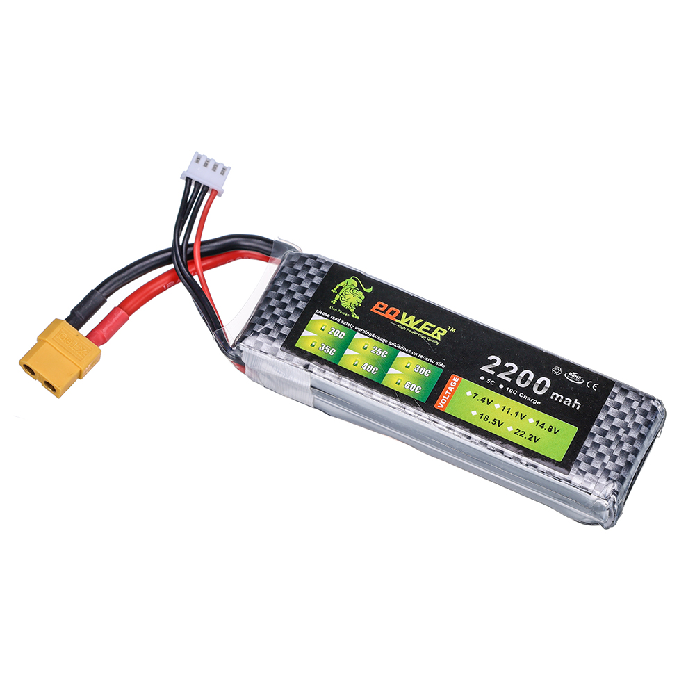3S 11.1V 2200mAh 35C Lipo Batt - огляд і ціна Rc Hobby Hub