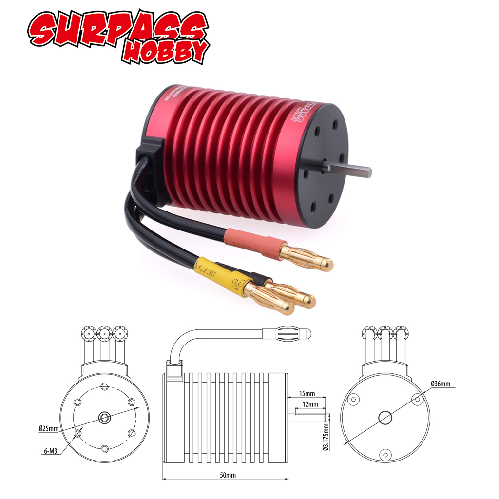Surpass Hobby Waterproof F540  - огляд і ціна Rc Hobby Engine