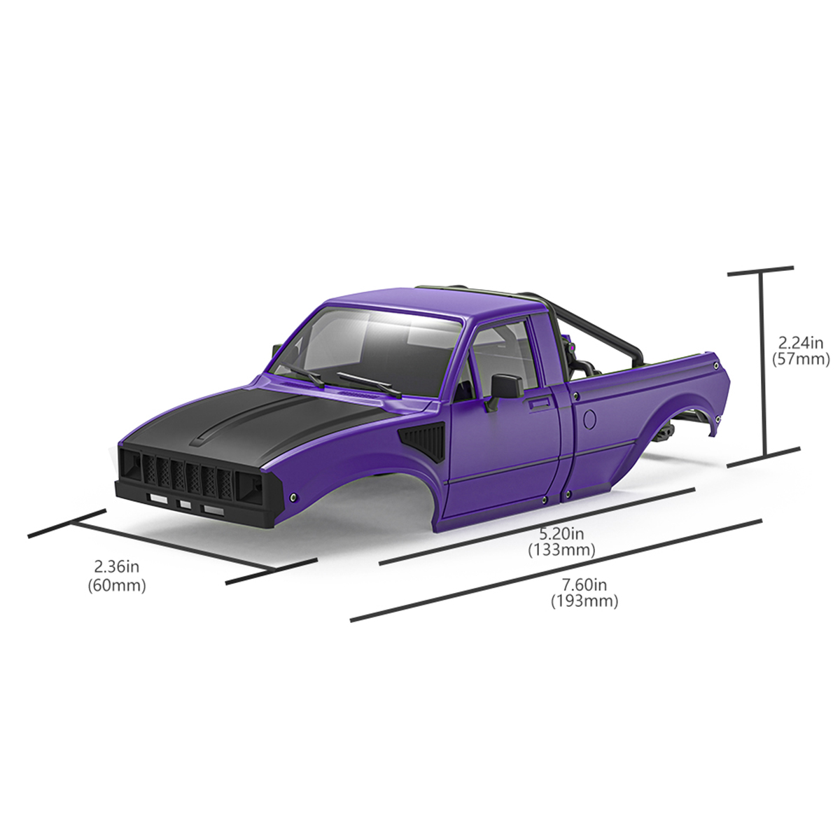 IR60-24 133mm Wheelbase Pickup - огляд і ціна Rc Hobby Crawler
