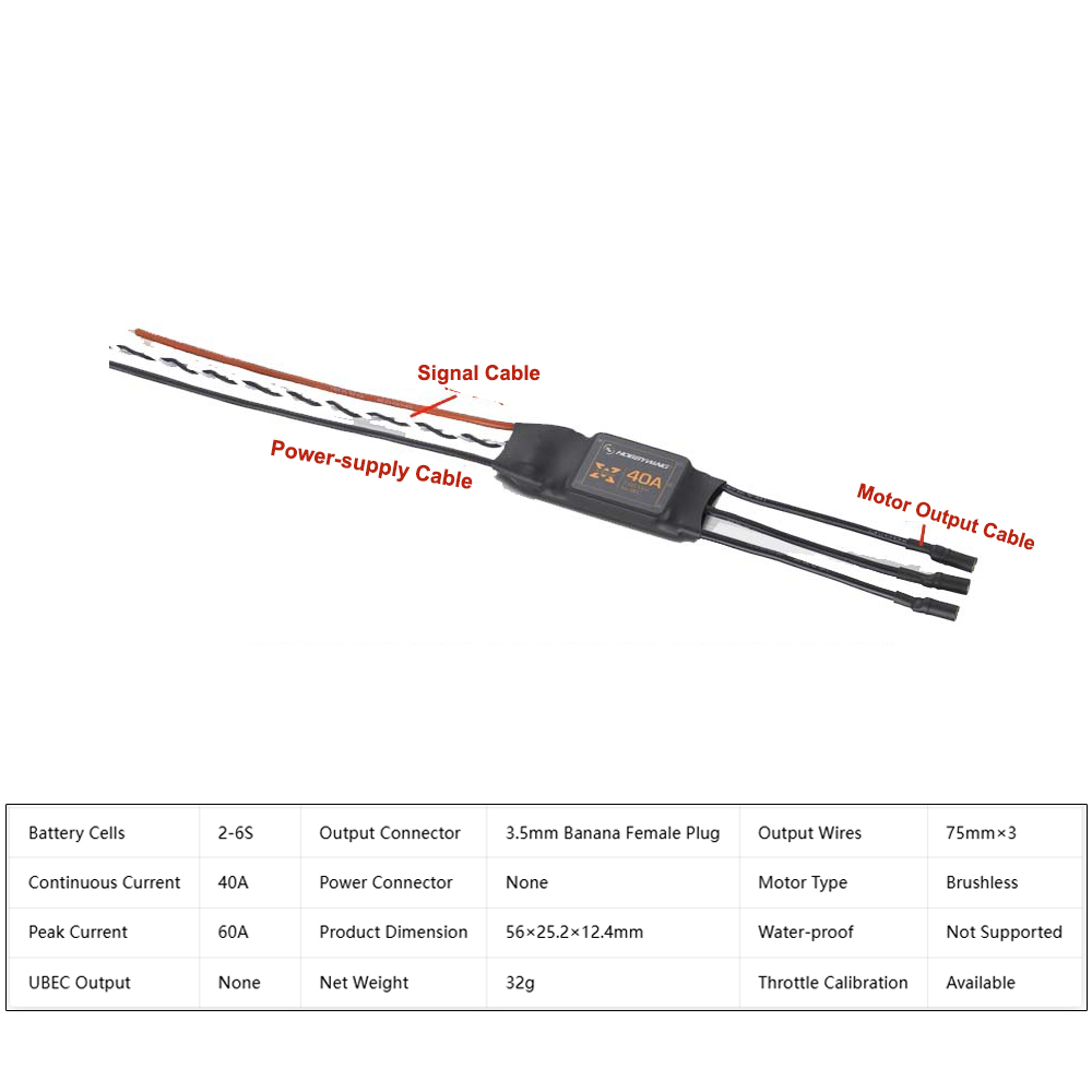 Hobbywing XRotor 40A Brushless - огляд і ціна Rc Hobby Wing