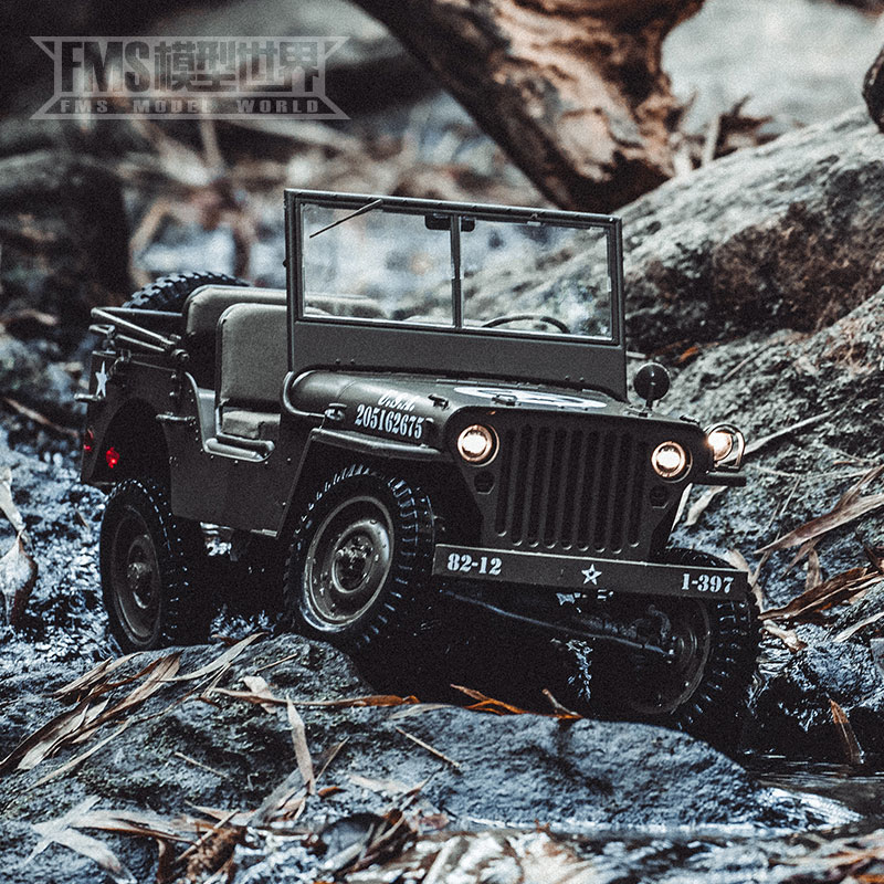 FMS 1:6 1941 MB Willys Jeep 4W - огляд і ціна Rc Jeep Hobby