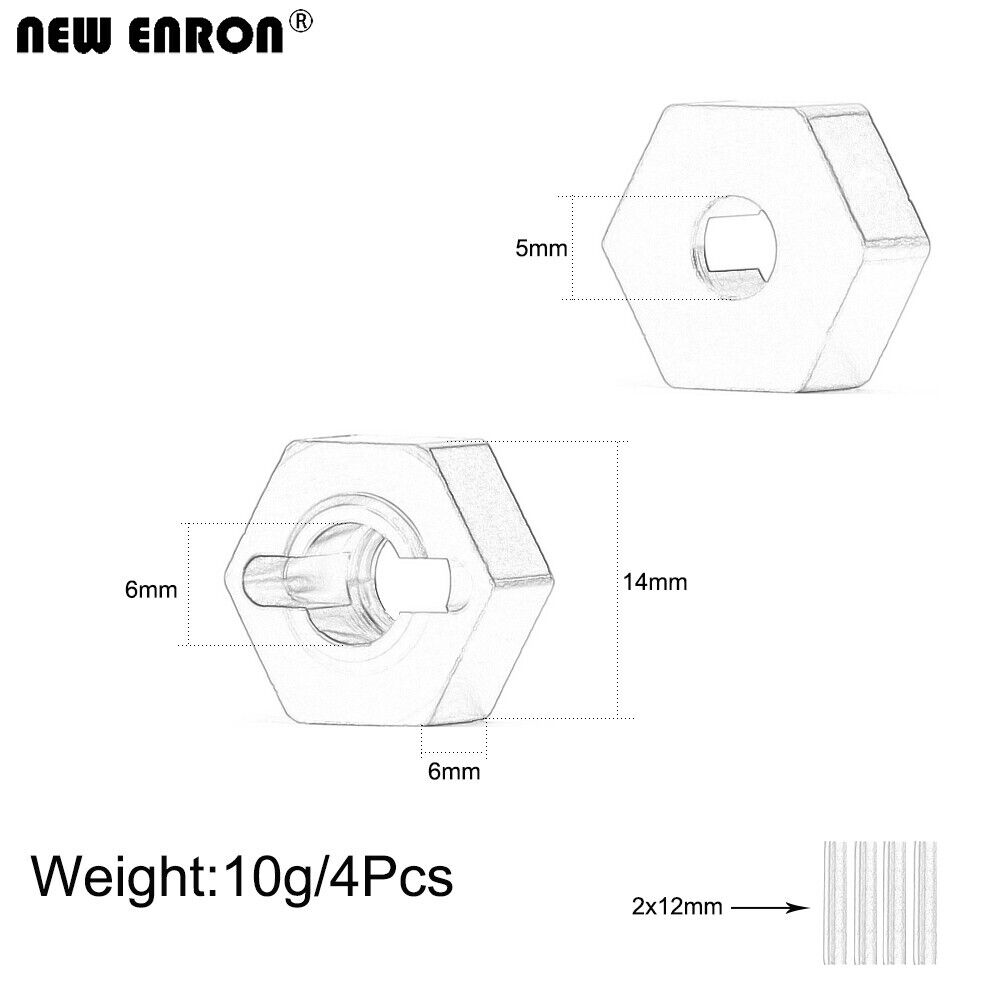 red/blue/black Aluminium 6061  - огляд і ціна Wheel Hex Adapter